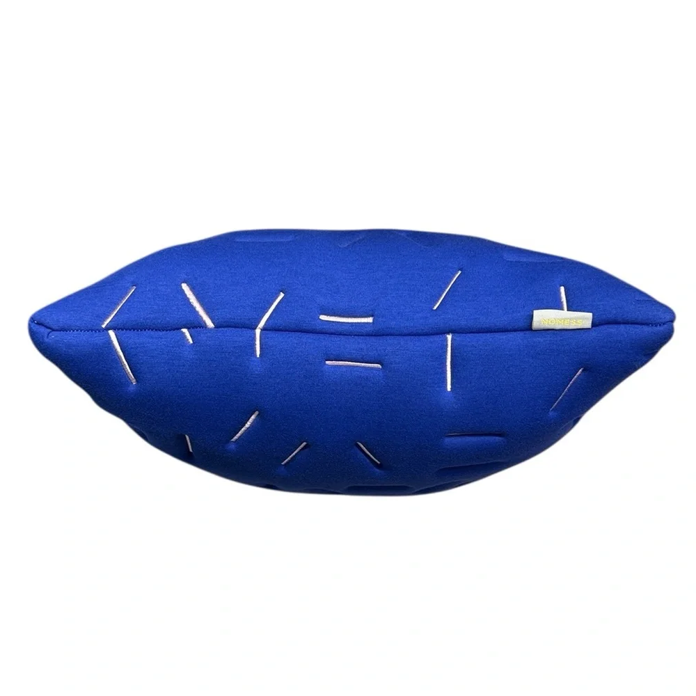 NOMESS Copenhagen Splash Memory Cushion Square Throw Accent Pillow Blue